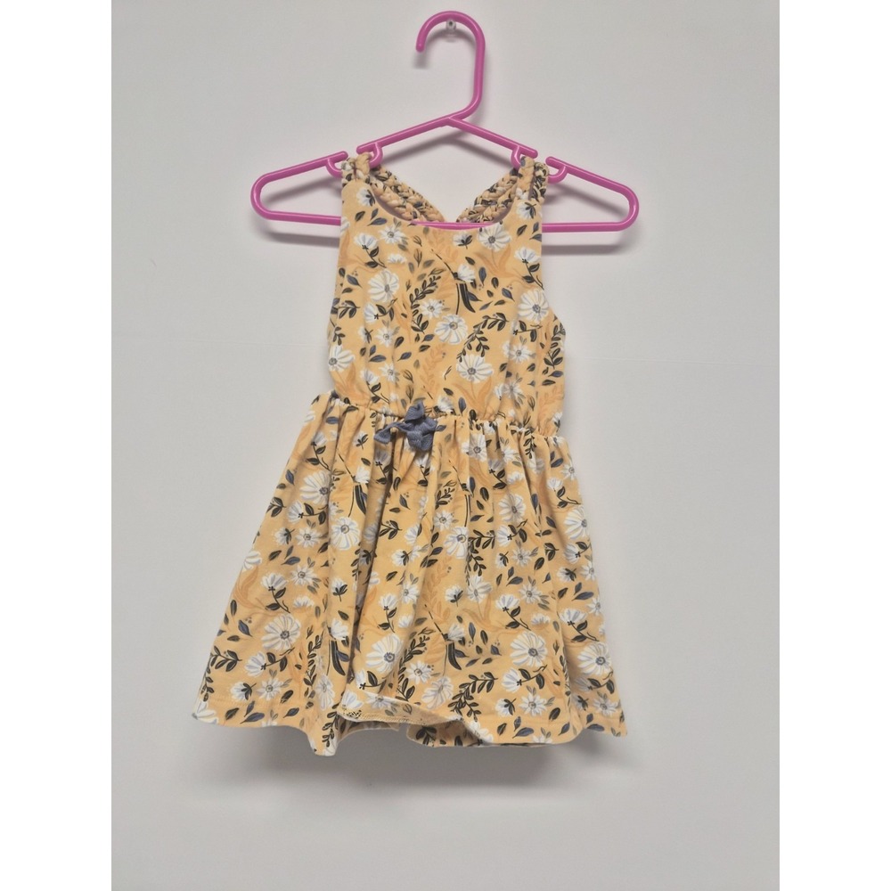 Dress For Girls 18M Months Tommy‎ Bahama Yellow Floral Spring Casual Sleeveless